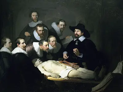 Anatomy Lesson of Dr Nicolaes Tulp Rembrandt